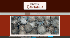 Desktop Screenshot of filateliacantabria.com